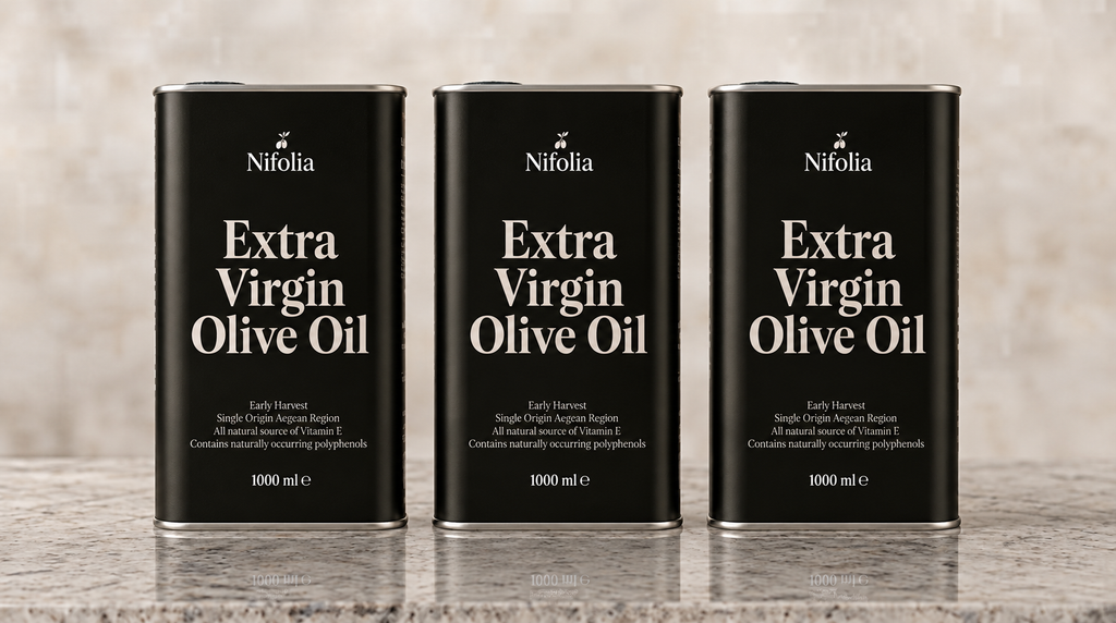 Nifolia 3 Tin Pack Extra Virgin Olive Oil 1L