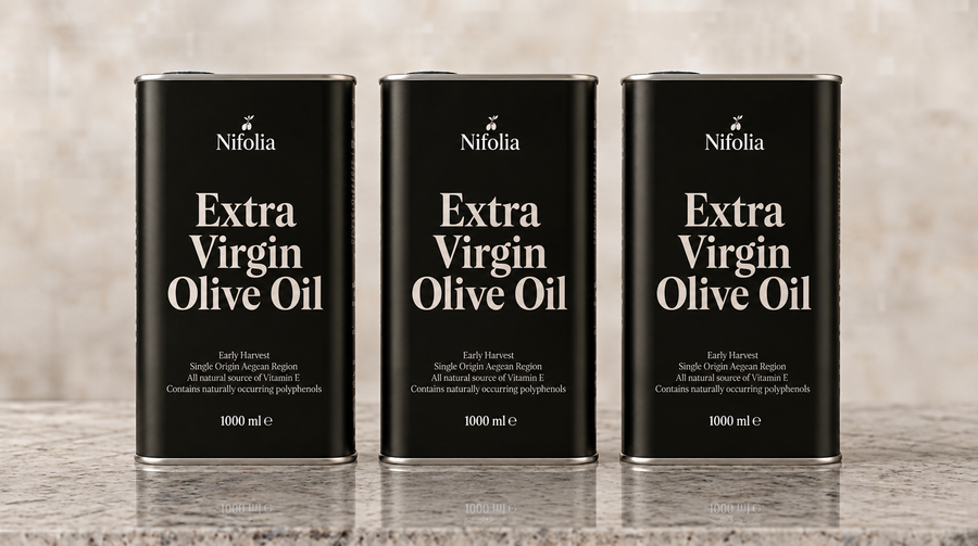 Nifolia 3 Tin Pack Extra Virgin Olive Oil 1L