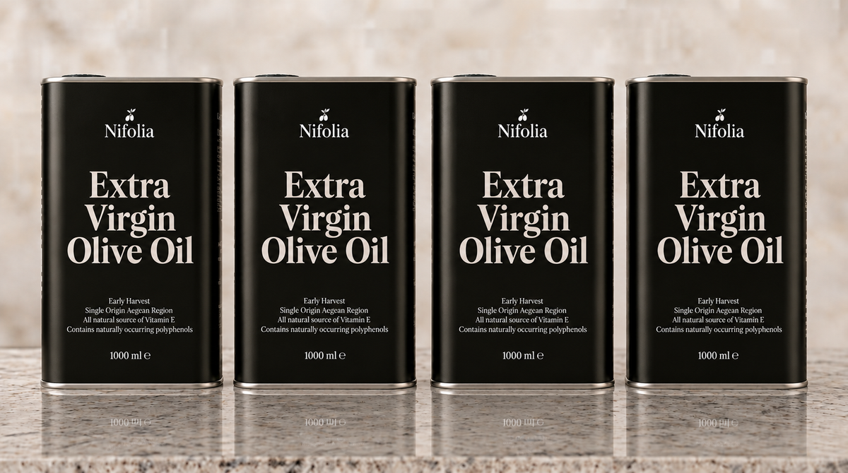 Nifolia 4 Tin Pack Extra Virgin Olive Oil 1L