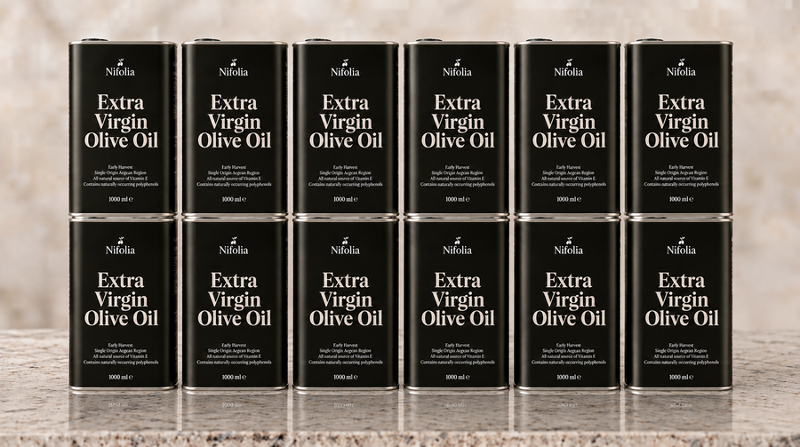 Nifolia 12 Tin Case Extra Virgin Olive Oil 1L